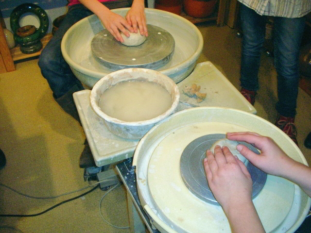 Töpfern bei Saumweber-Keramik